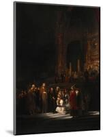 The Woman Taken in Adultery, 1644-Rembrandt van Rijn-Mounted Giclee Print