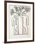 The woman,the man,the tree, 2001,(oil on linen)-Cristina Rodriguez-Framed Giclee Print