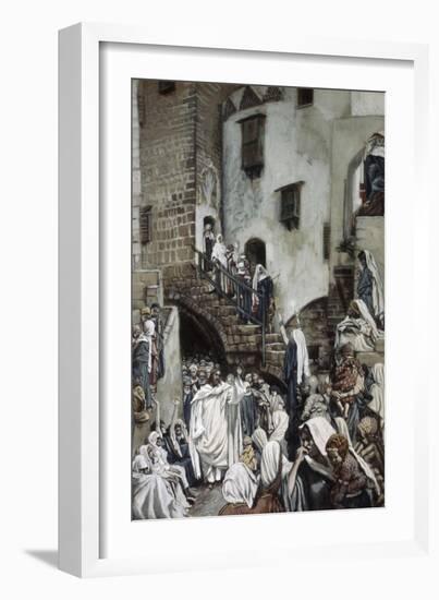 The Woman Who Lifted Up Her Voice-James Jacques Joseph Tissot-Framed Giclee Print