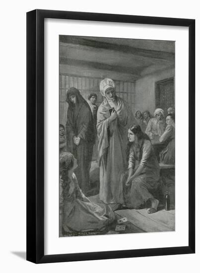 The Woman Who Roused Public Opinion-Charles Mills Sheldon-Framed Giclee Print