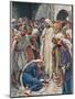 The Woman Who Touched the Hem of His Garment, Illustration from 'Women of t-Harold Copping-Mounted Giclee Print