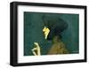 The Woman with a Gold Medallion-Lucien Lévy-Dhurmer-Framed Giclee Print