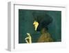 The Woman with a Gold Medallion-Lucien Lévy-Dhurmer-Framed Giclee Print