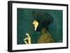 The Woman with a Gold Medallion-Lucien Lévy-Dhurmer-Framed Giclee Print