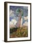 The Woman With a Parasol, 1886-Claude Monet-Framed Premium Giclee Print