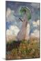 The Woman With a Parasol, 1886-Claude Monet-Mounted Premium Giclee Print