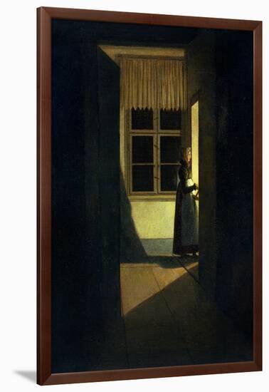 The Woman with the Candlestick, 1825-Caspar David Friedrich-Framed Giclee Print