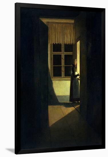 The Woman with the Candlestick, 1825-Caspar David Friedrich-Framed Giclee Print