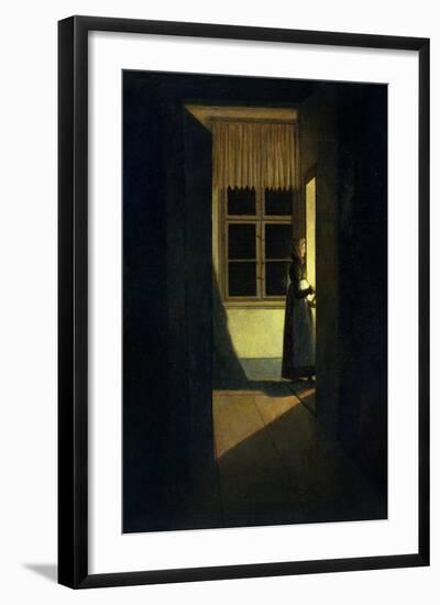 The Woman with the Candlestick, 1825-Caspar David Friedrich-Framed Giclee Print