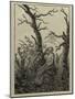 The Woman with the Cobweb Between Bare Trees-Caspar David Friedrich-Mounted Giclee Print