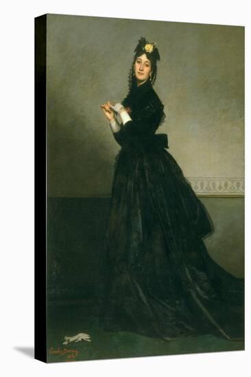 The Woman with the Glove, 1869-Charles Émile Carolus-Duran-Stretched Canvas