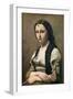 The Woman with the Pearl, C1842-Jean-Baptiste-Camille Corot-Framed Giclee Print