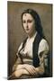 The Woman with the Pearl, C1842-Jean-Baptiste-Camille Corot-Mounted Giclee Print