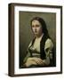 The Woman with the Pearl, circa 1842-Jean-Baptiste-Camille Corot-Framed Giclee Print