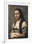 The Woman with the Pearl (La Femme a La Perle)-Jean-Baptiste-Camille Corot-Framed Premium Giclee Print