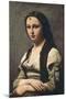 The Woman with the Pearl (La Femme a La Perle)-Jean-Baptiste-Camille Corot-Mounted Premium Giclee Print