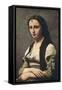 The Woman with the Pearl (La Femme a La Perle)-Jean-Baptiste-Camille Corot-Framed Stretched Canvas