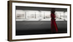 The Woman With the Red Coat-Bartagnan-Framed Photographic Print
