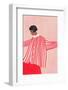 The Woman with the Red Stripes-Bea Muller-Framed Photographic Print