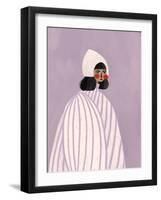 The Woman with the White Hat-Bea Muller-Framed Photographic Print