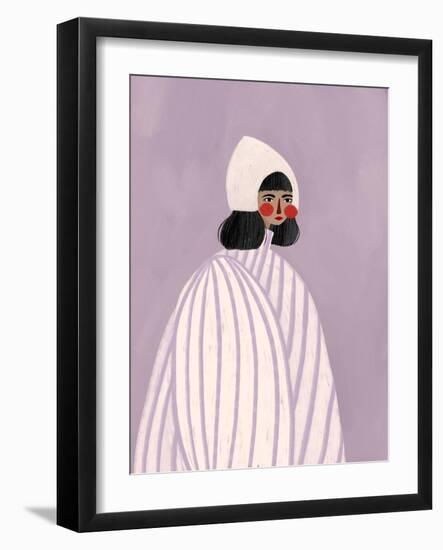The Woman with the White Hat-Bea Muller-Framed Photographic Print