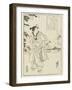 The Woman Wrestler, 1843-1847-Utagawa Kuniyoshi-Framed Giclee Print