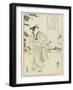 The Woman Wrestler, 1843-1847-Utagawa Kuniyoshi-Framed Giclee Print