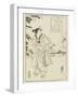 The Woman Wrestler, 1843-1847-Utagawa Kuniyoshi-Framed Giclee Print