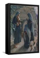 The Women at the Sepulchre, Illustration from 'Women of the Bible', Published by the Religious…-Harold Copping-Framed Stretched Canvas