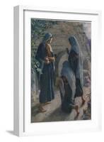 The Women at the Sepulchre, Illustration from 'Women of the Bible', Published by the Religious…-Harold Copping-Framed Giclee Print