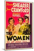 THE WOMEN, from left: Joan Crawford, Norma Shearer, Rosalind Russell, 1939-null-Mounted Art Print
