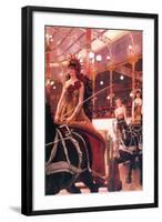 The Women In The Cars-James Tissot-Framed Art Print