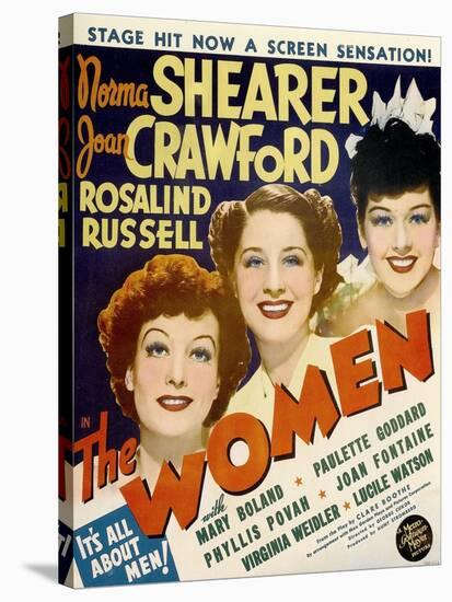 The Women, Joan Crawford, Norma Shearer, Rosalind Russell, 1939-null-Stretched Canvas