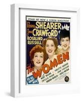 The Women, Joan Crawford, Norma Shearer, Rosalind Russell, 1939-null-Framed Art Print