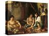 The Women of Algiers in Their Apartment, 1834-Eugene Delacroix-Stretched Canvas