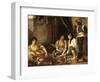 The Women of Algiers in Their Apartment, 1834-Eugene Delacroix-Framed Giclee Print