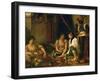 The Women of Algiers (In their Apartment), 1834-Eugene Delacroix-Framed Giclee Print