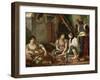 The Women of Algiers in their Apartment, 1834-Eugene Delacroix-Framed Giclee Print