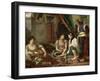 The Women of Algiers in their Apartment, 1834-Eugene Delacroix-Framed Giclee Print