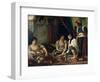 The Women of Algiers in their Apartment-Eugene Delacroix-Framed Giclee Print