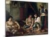 The Women of Algiers in their Apartment-Eugene Delacroix-Mounted Giclee Print