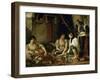 The Women of Algiers in their Apartment-Eugene Delacroix-Framed Giclee Print