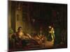 The Women of Algiers in Their Harem, 1847-49-Eugene Delacroix-Mounted Giclee Print