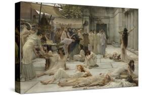 The Women of Amphissa, 1887 (Oil on Canvas)-Lawrence Alma-Tadema-Stretched Canvas