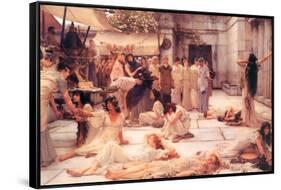 The Women of Amphissa-Sir Lawrence Alma-Tadema-Framed Stretched Canvas