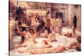 The Women of Amphissa-Sir Lawrence Alma-Tadema-Stretched Canvas