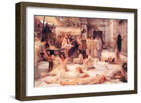 The Women of Amphissa-Sir Lawrence Alma-Tadema-Framed Art Print