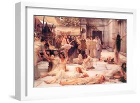 The Women of Amphissa-Sir Lawrence Alma-Tadema-Framed Art Print