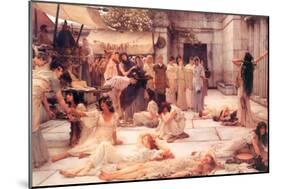 The Women of Amphissa-Sir Lawrence Alma-Tadema-Mounted Art Print