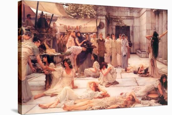 The Women of Amphissa-Sir Lawrence Alma-Tadema-Stretched Canvas